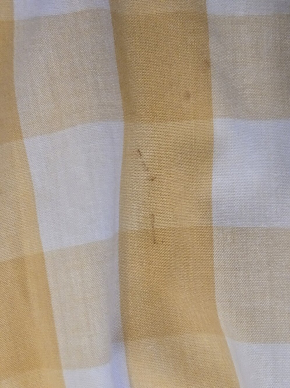 Abercrombie&Fitch 100% Cotton Gingham Smocked Tiered Maxi Dress Butter Yellow LT - Picture 12 of 16
